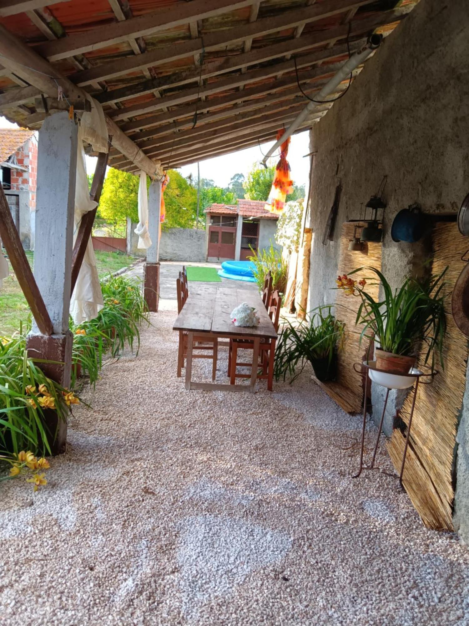 Casa Da Vovo Ceu - Casa De Campo Gandaresa - Country House, Entre Coimbra E Aveiro, A 15 Minutos Carro Praia Mira - Quintal Com Piscina Insuflavel 坎塔涅迪 外观 照片